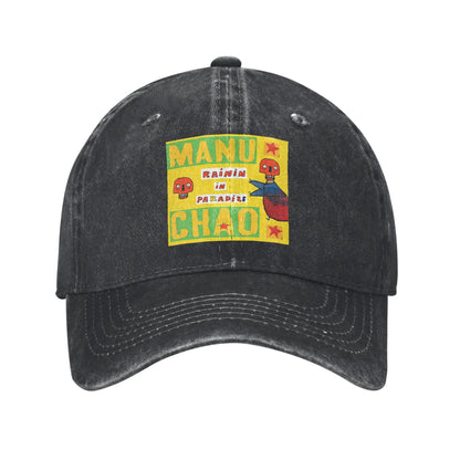 Windproof Suitable For Long Faces Vintage Denim Hat