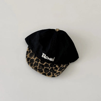 Fashion Leopard Print Baby Baseball Hat