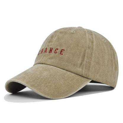 Retro Chance Letter Embroidery Baseball Caps Men