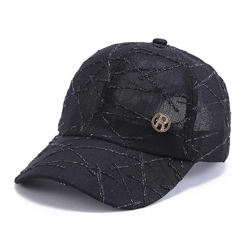 Korean-style Women's Letter Baseball Cap