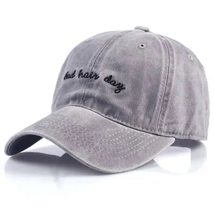 Fashion Letter Embroidery Wash Baseball Caps