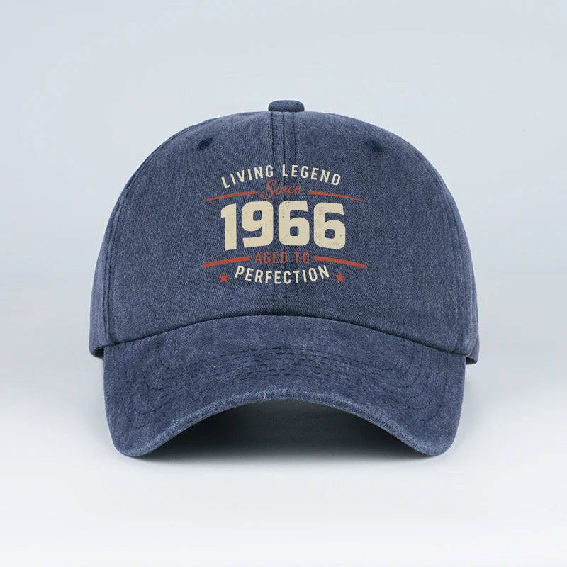 "Living Legend Since 1966" Washed Baseball Cap