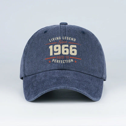 "Living Legend Since 1966" Washed Baseball Cap
