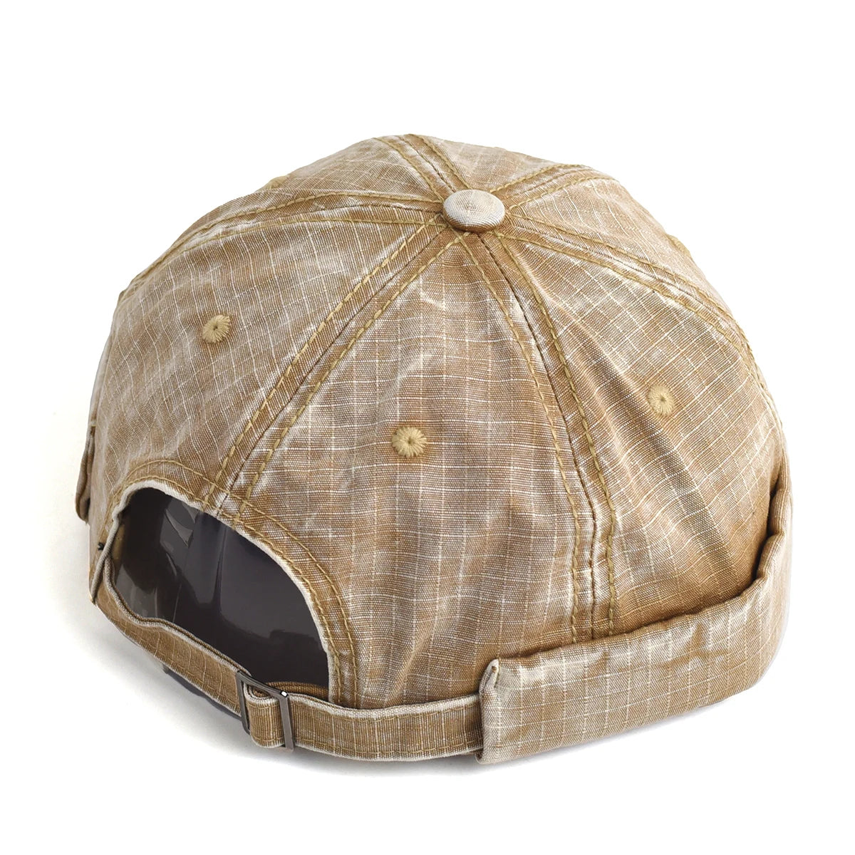 Four Seasons Cotton Solid Docker Cap Brimless Hat Beanie Hats