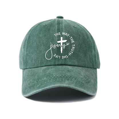 Retro Typography Graphic Baseball Cap