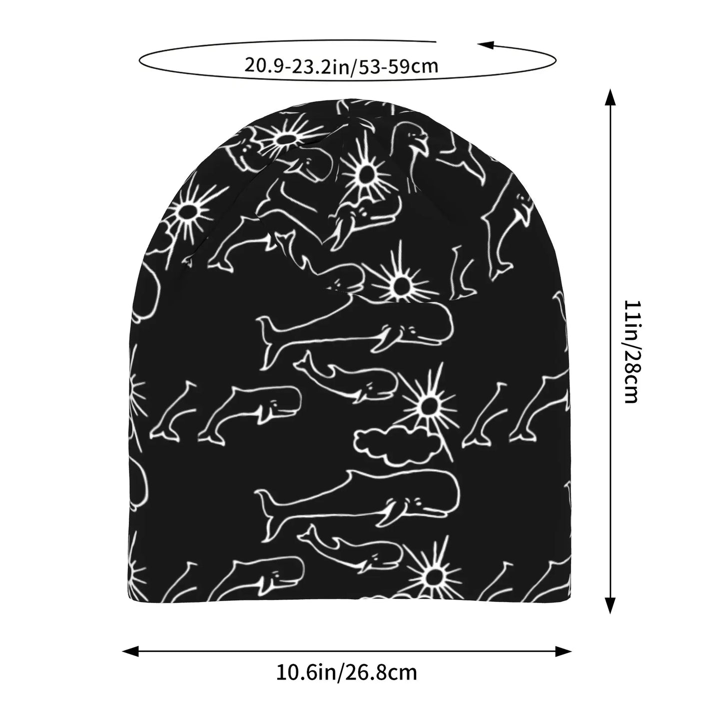 Whales And Sun Tattoo By Robe De Extremoduro Bonnet Hat