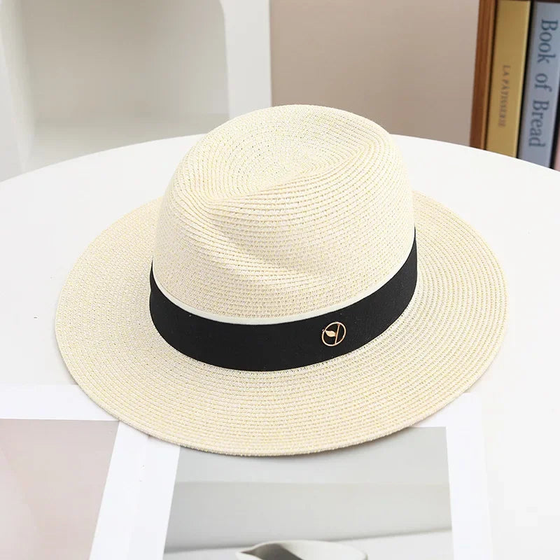 New Summer Panama Straw Hat UPF50+