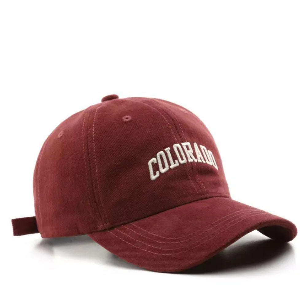 New Embroidered Letter Baseball Hat Sun Protection Adjustable