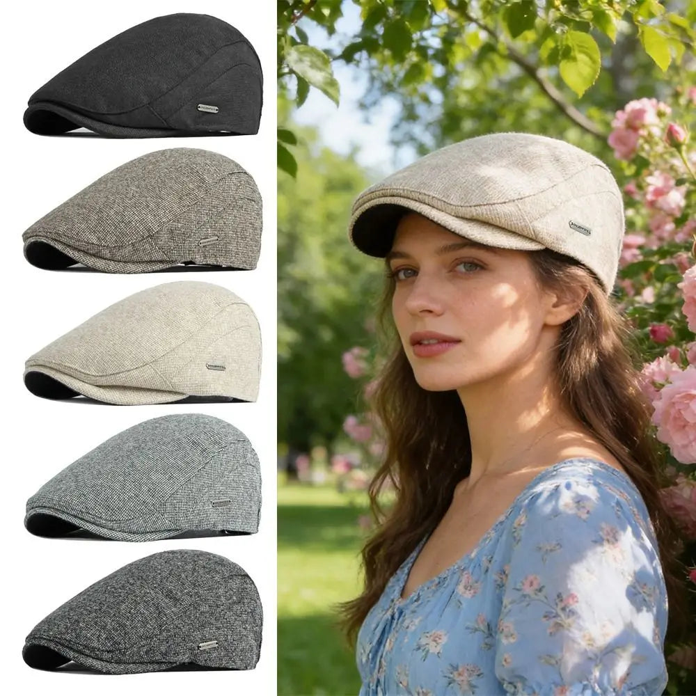 Fashion Winter Beret Hat Soft Casual Painter Hat Adjustable