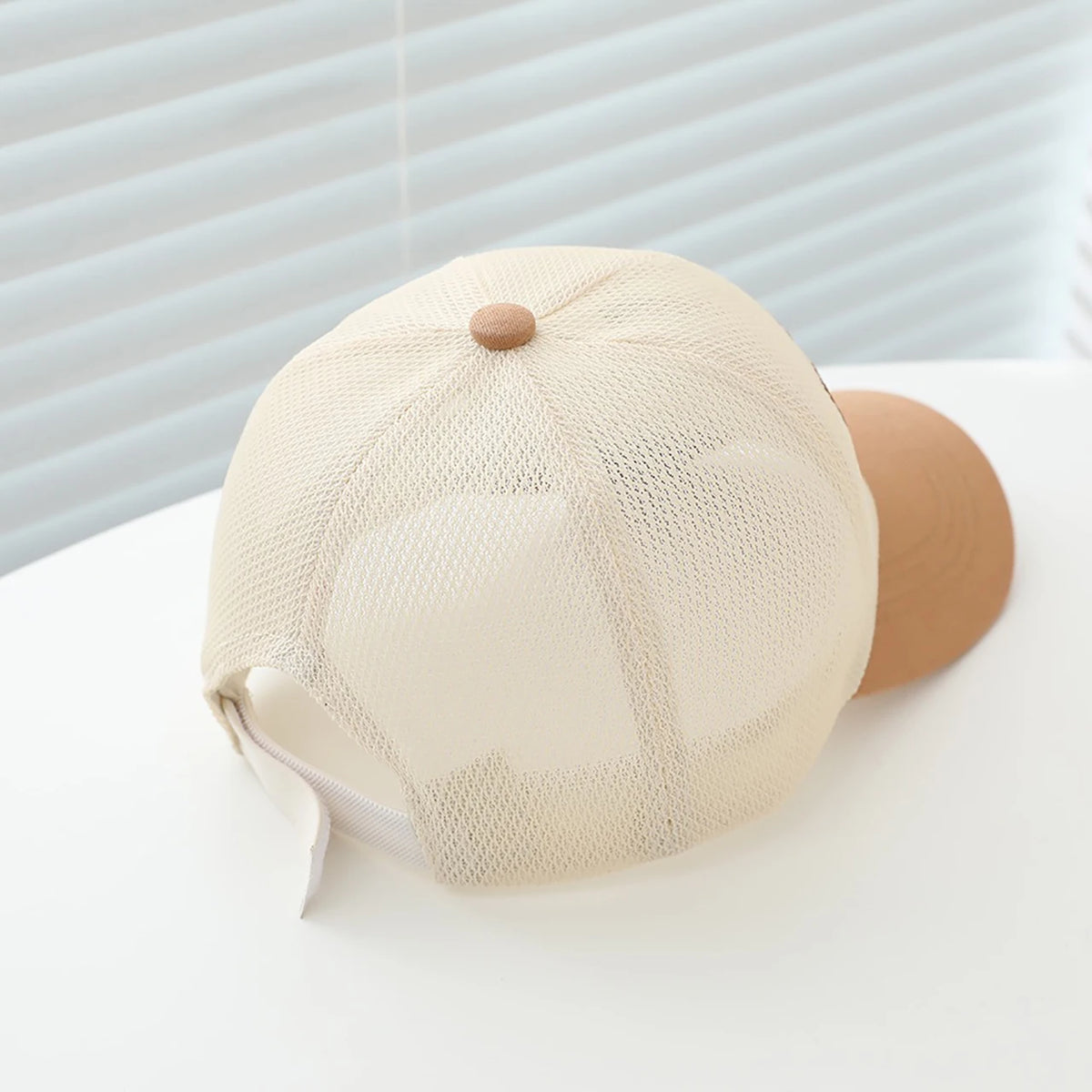 Summer Baby Mesh Hat Letter Embroidered Baseball Cap For Kids Boy Girls Outdoor Breathable Thin Sun