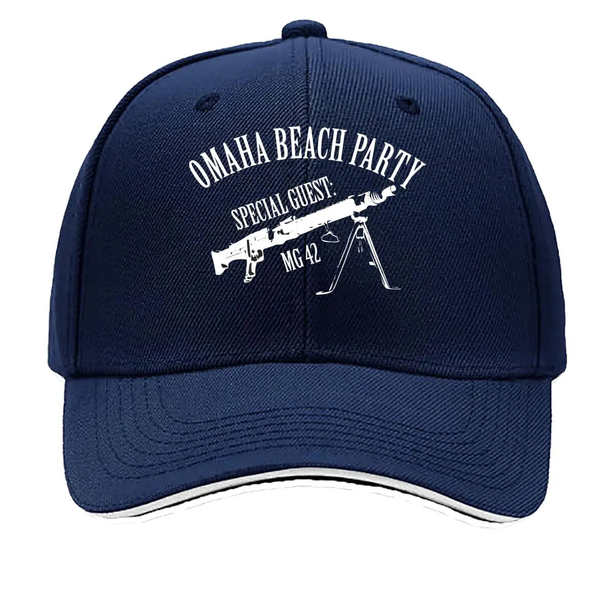 Omaha Beach Party Themed Design Print Sandwich Baseball Cap Men Hip Hop Bucket Hat Summer Sun Dad Hats