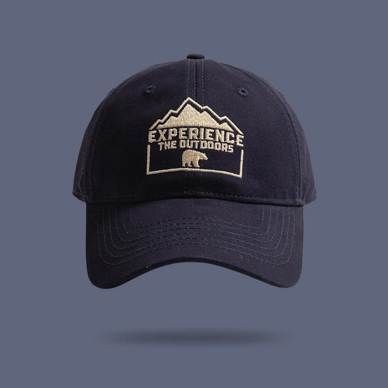 Unisex Polar Bear Letter Embroidery Snapback Baseball Cap Spring And Autumn