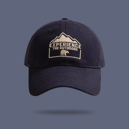 Unisex Polar Bear Letter Embroidery Snapback Baseball Cap Spring And Autumn