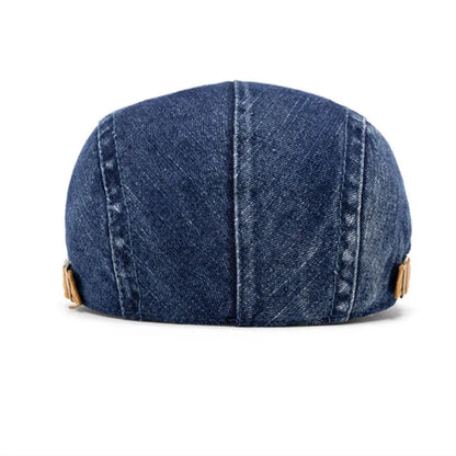 Four Seasons Cotton Solid Newsboy Caps Men Flat Peaked Cap Women