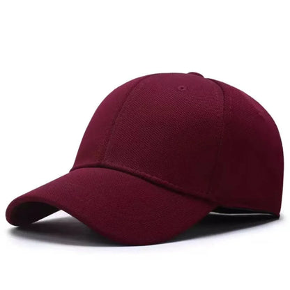 Solid-Color Unisex Breathable Baseball Cap