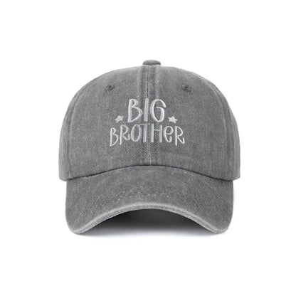 Fashion Washed Cotton Big Brother Big Sister Caps