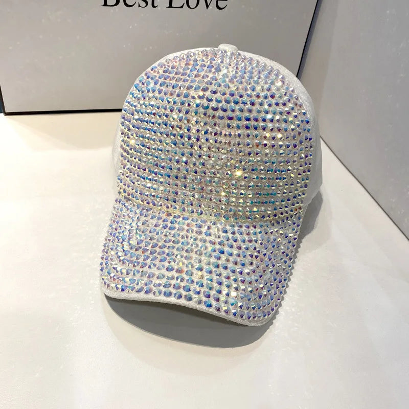 Summer Women's Baseball Cap Spring Autumn Rhinestone Caps