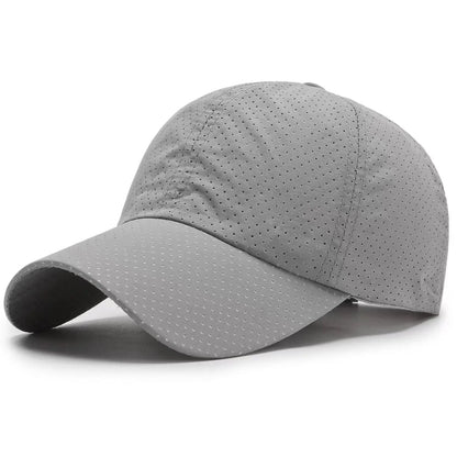Unisex Quick Dry Baseball Cap Men Summer Print Logo Outdoor