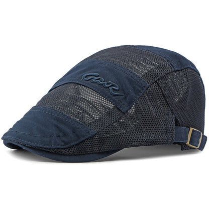 Men Women Spring Summer Mesh Cap Retro Artist Painter Beret Hat