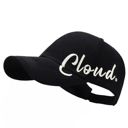Fashionable Street Style Embroidered Letter Ponytail Hat or Women