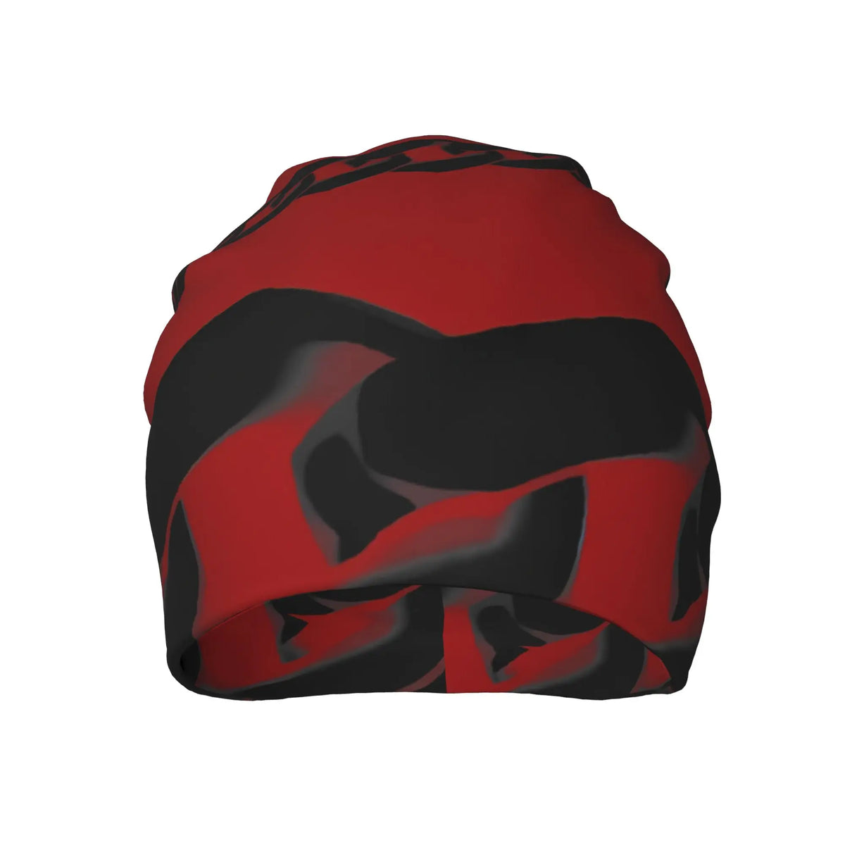 Red Black Chain Pattern Beanie Hats Bonnet Hats Men Women