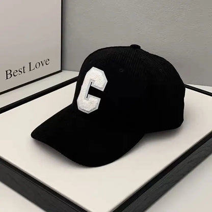 Fashion Baseball Cap Corduroy Fishing Trucker Cap