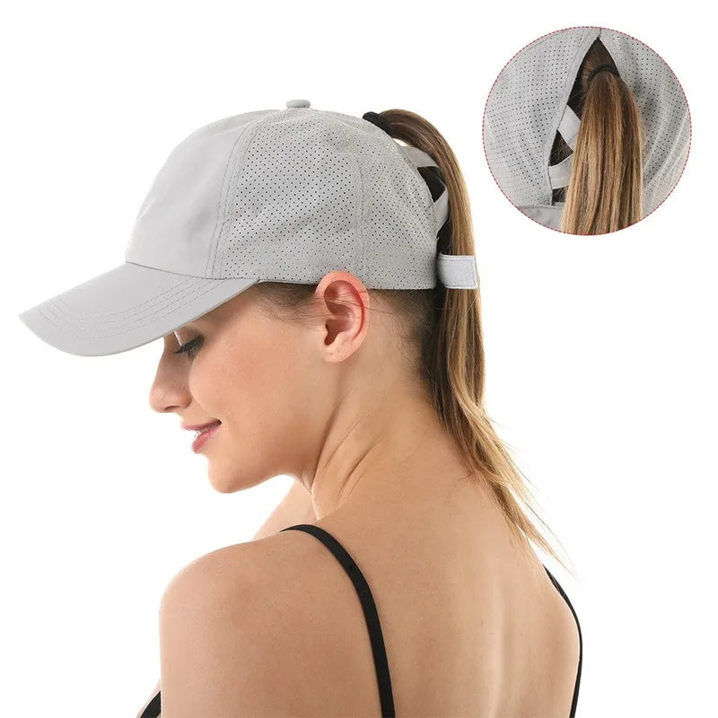 Baseball Caps For Women Hats New Breathable Mesh Sun Visor Hats Female
