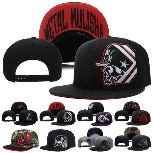 Unisex Skeleton Embroidery Baseball Cap Women