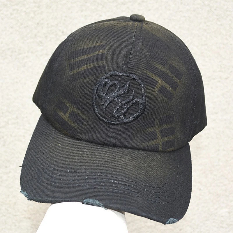New Fashion Kpop Korean Boys Black Cotton Hats