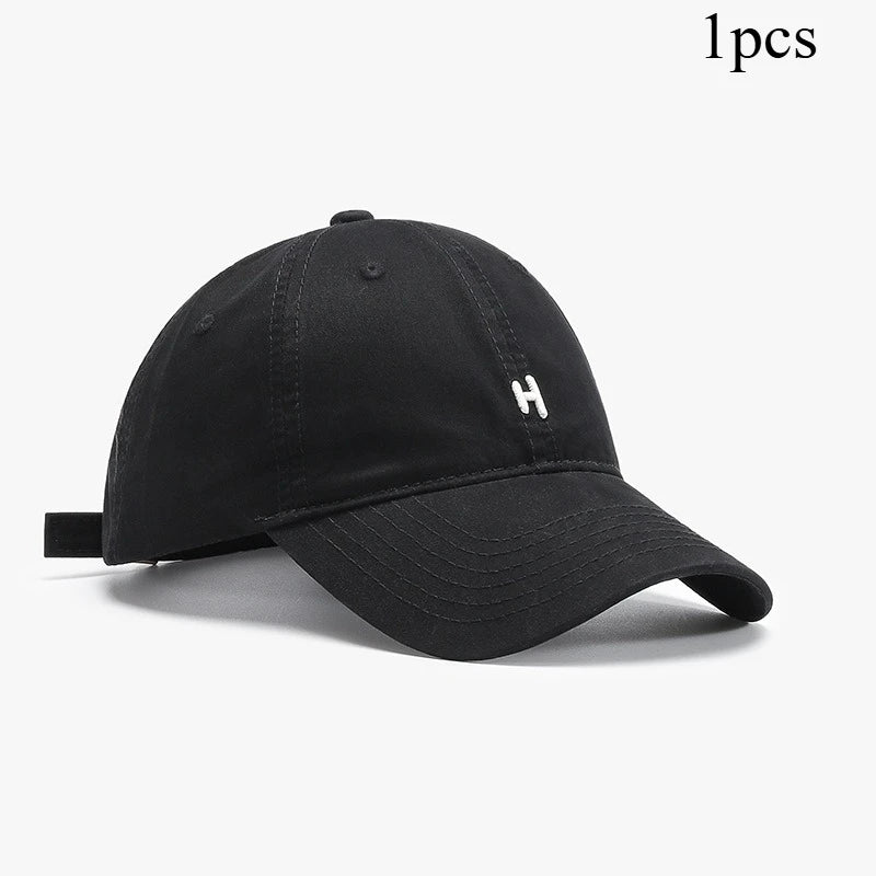 Stylish Letter Embroidered Baseball Cap Sun Protective Breathable Adjustable Hat Unisex Baseball Cap