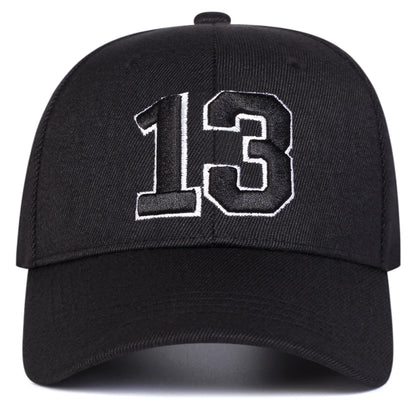 Unisex 13 Embroidery Baseball Caps Spring Autumn