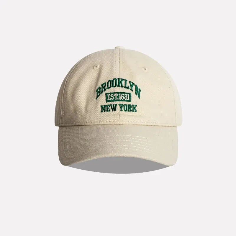 Letter Embroidered Baseball Cap For Women Spring Summer