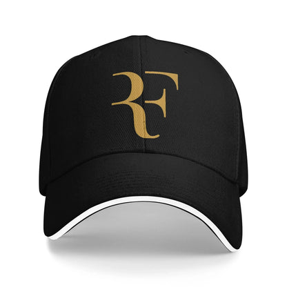 RF Roger Federer Trucker Hat Spring Golf Cap Unisex Baseball Cap