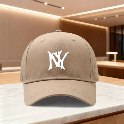 "NY" Printed Quick-Button Baseball Cap