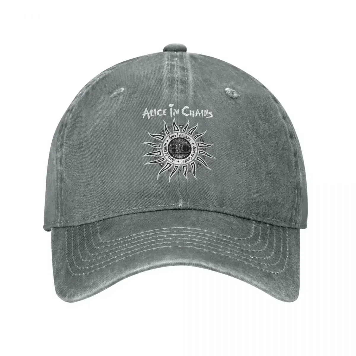 Baseball Caps Alice In Chains Band Accessories Unisex Vintage Distressed
