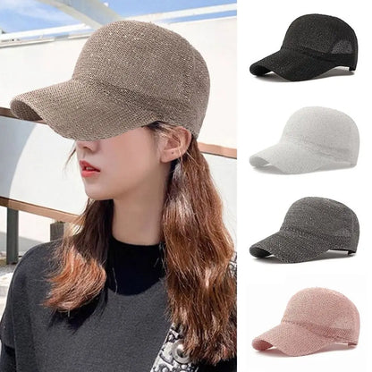 Trendy Retro Beret Cotton British Painter Hat Hollow Breathable Painters Hats Unisex