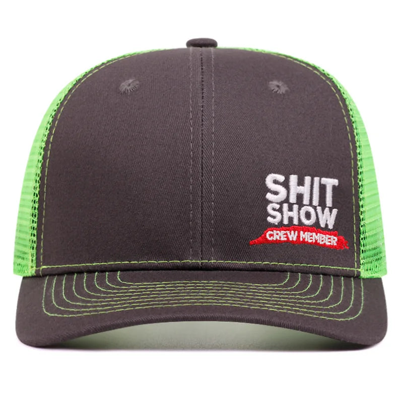 Shit Show Embroidery Unisex Cap Slight Curved Brim Style Baseball Hats