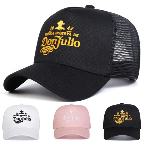 Unisex Don Julio Letter Embroidery Baseball Net Caps Spring and Summer