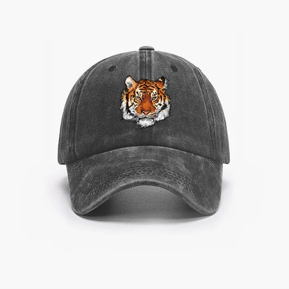 Tiger Head Printed Baseball Cap Unisex Men Women