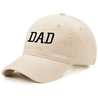 DAD MOM Embroidery Pure Cotton Baseball Cap Fashion Sport Golf Caps Sun Hat