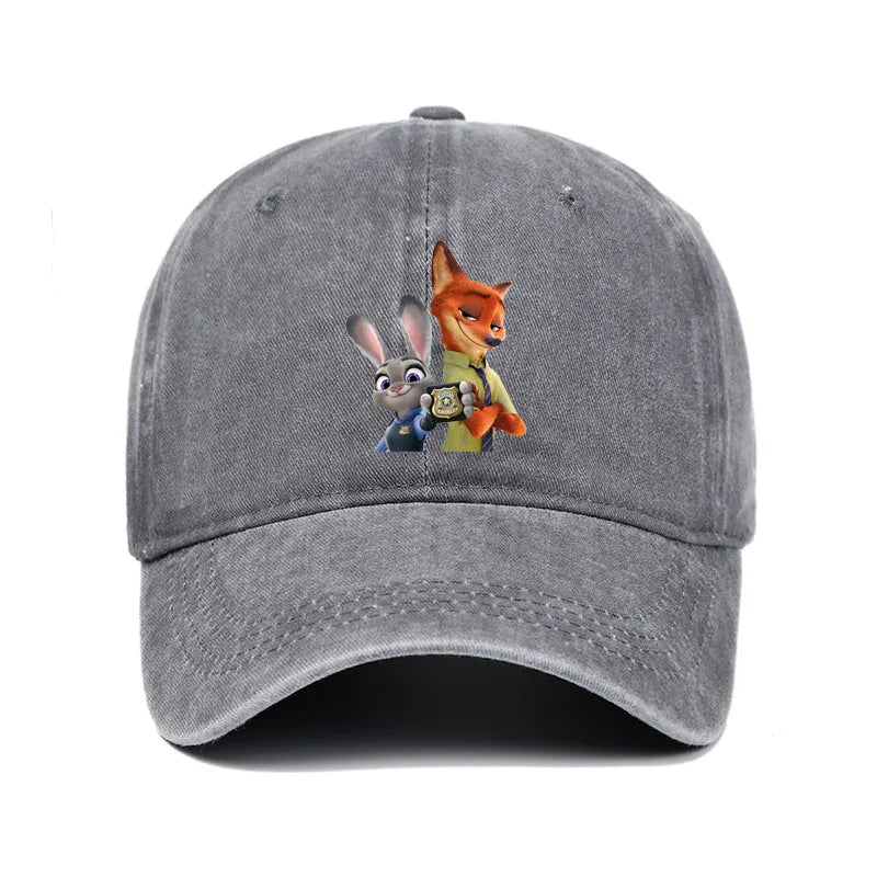 Cartoon Zootopia Three-toedSloth Baseball Cap