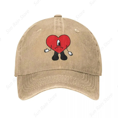 Bad Bunny Denim Baseball Cap