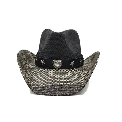 Summer Straw Cowboy Hat Hollow Woven Straw Hat