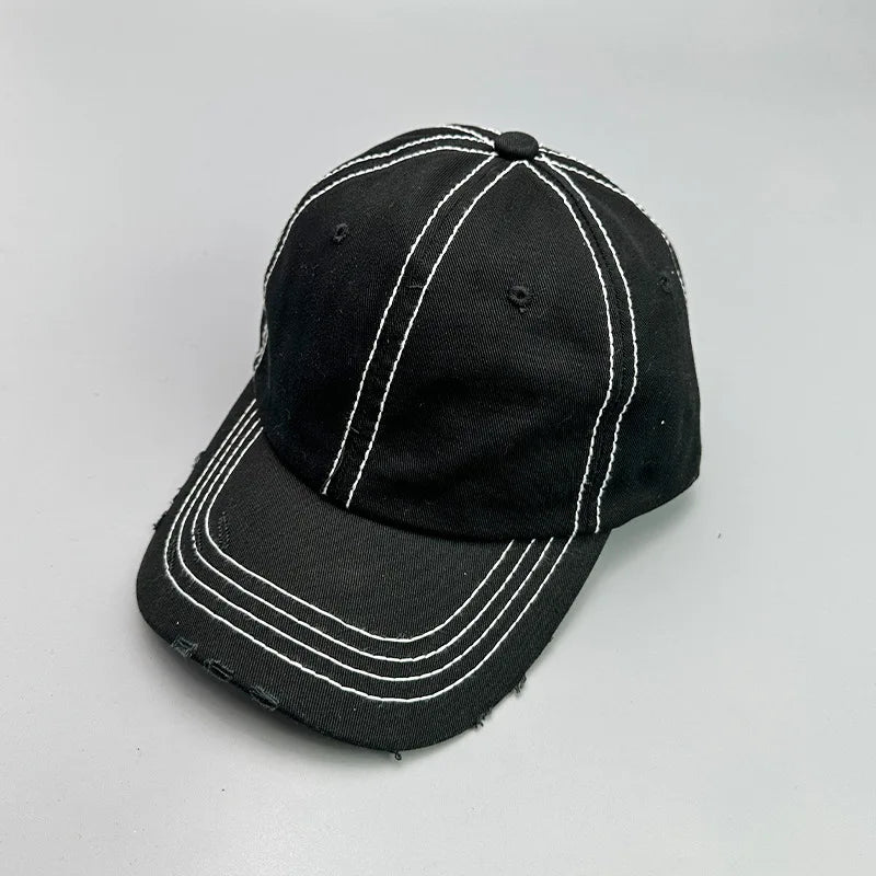Men And Women Solid Color Soft Cotton Sport Sun Hat