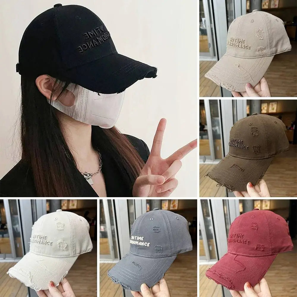 Hip Hop Summer Baseball Caps Letter Embroidery for Men Women