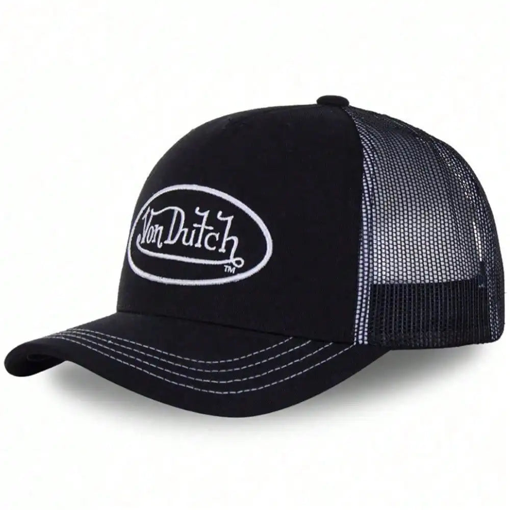 Baseball Cap Letter Sunscreen Mesh Embroidered