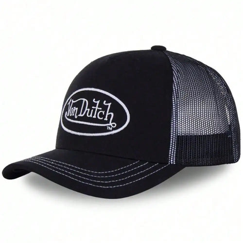 Baseball Cap Letter Sunscreen Mesh Embroidered