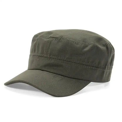 Solid Color Unisex Hats Simple Casual Sunshade Flat Top Hat