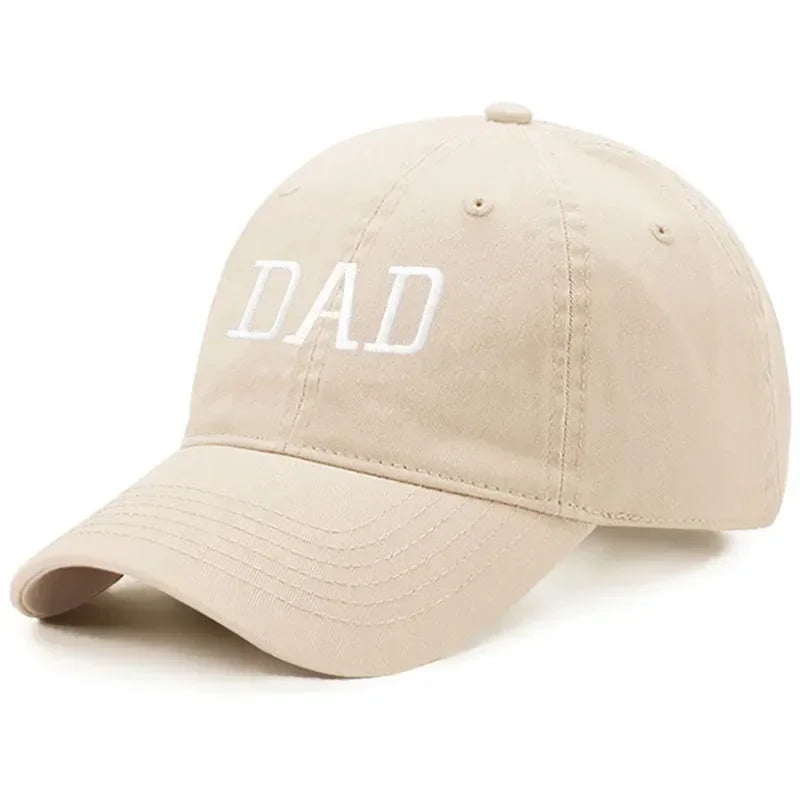 DAD MOM Embroidery Pure Cotton Baseball Cap Fashion Sport Golf Caps Sun Hat