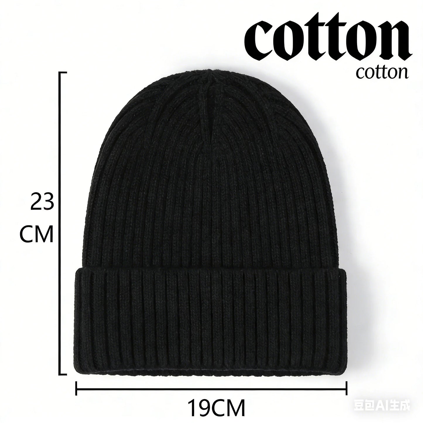 Autumn  Winter Short Warm Melon Hat Men